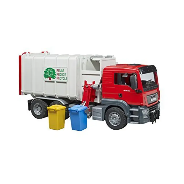 BRUDER MAN TGS side loader garbage truck - 03761