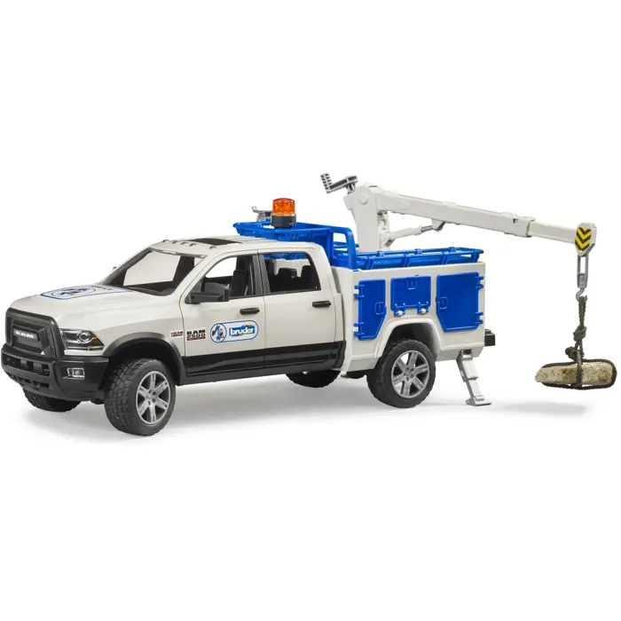 bruder-ram-2500-service-truck-with-crane-and-rotating-beacon-81302-02509-w.webp