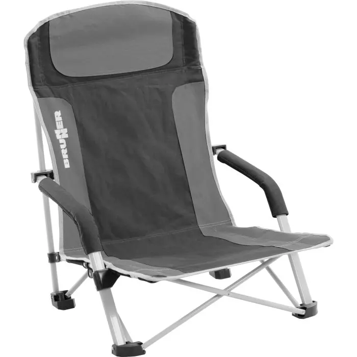 BRUNNER folding beach chair BULA 0404148N.C20 gray black