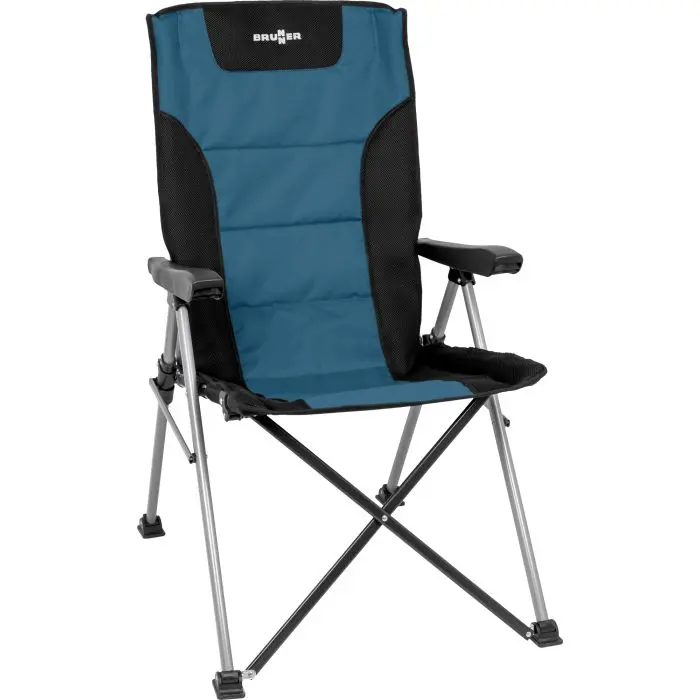 BRUNNER folding chair RAPTOR HIGHBACK 0404016N.C20, black and gray