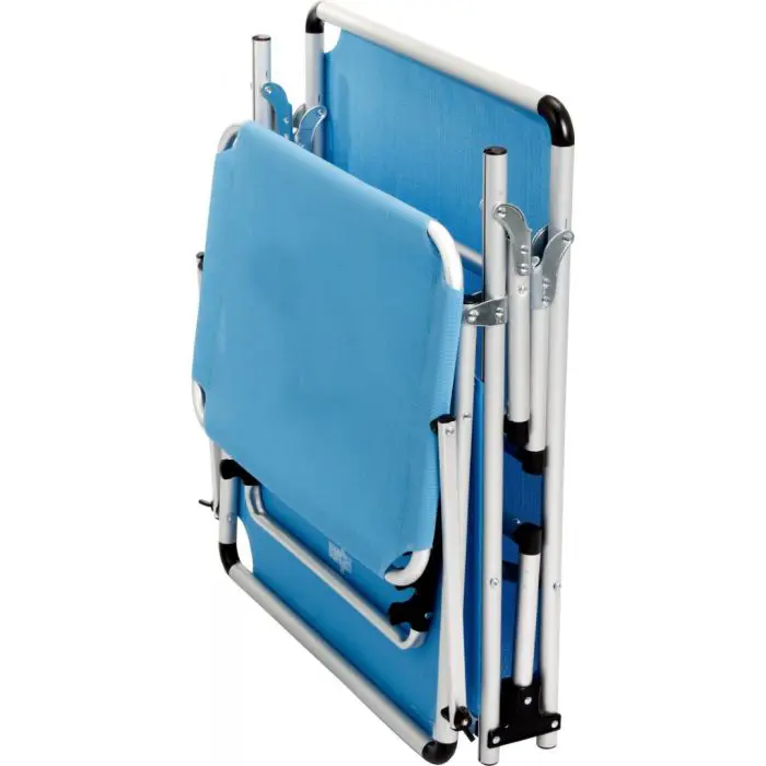 BRUNNER lounger with canopy MALIBU 0410011N.C30 St. blue