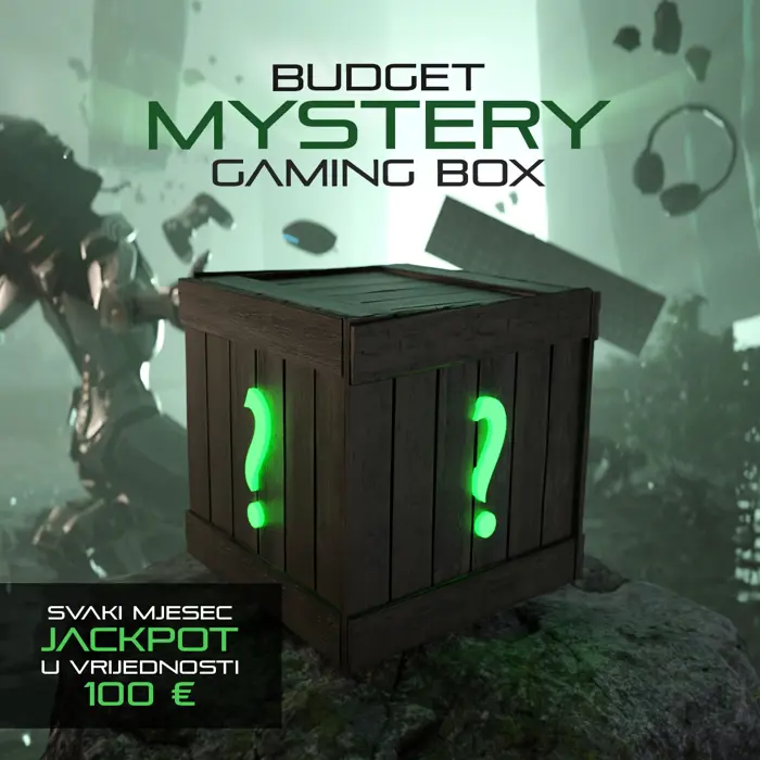 Budget Mystery Gaming Box – 39 € (vrijednost 55–70 €, jackpot 100 €)