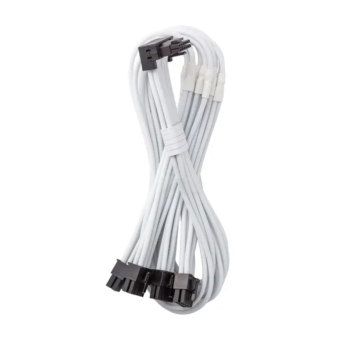 CableMod C-Series Pro Anschlusskabel - Variante B, 90°, 16-Pin zu 4x 8-Pin PCIe, weiß-CM-PCSR-16P4-RBN60KW-5PW-R-SS