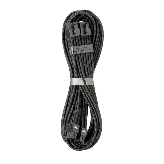 CableMod C-Series Pro ModMesh Bridged Anschlusskabel - 8+8-Pin PCIe, schwarz, 60cm-CM-PCSR-B88P-N60KK-3PK-R