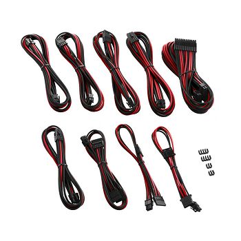CableMod C-Series PRO ModMesh Cable Kit for RMi/RMx/RM (Black Label) - black/red CM-PCSR-FKIT-NKKR-R