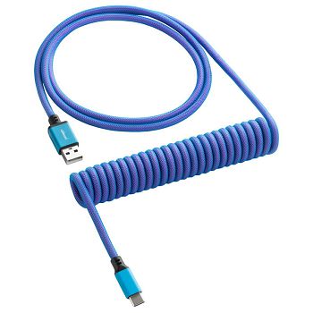 CableMod Classic Coiled Keyboard Cable USB-C to USB Typ A, Galaxy Blue - 150cm CM-CKCA-CLB-ILB150ILB-R