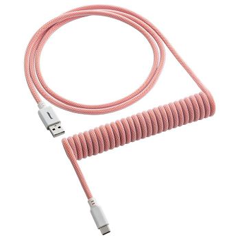 CableMod Classic Coiled Keyboard Cable USB-C to USB Typ A, Orangesicle - 150cm CM-CKCA-CW-OW150OW-R
