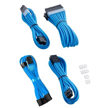 CableMod Pro ModMesh 12VHPWR Cable Extension Kit - Light Blue CM-PCAB-16P3KIT-NKLB-3PC-R
