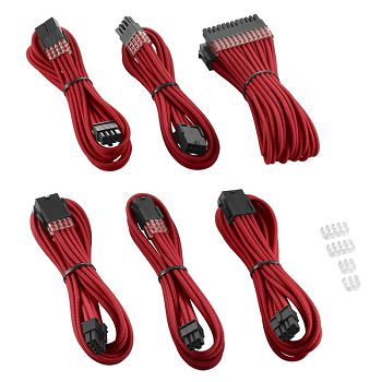 CableMod PRO ModMesh set produžnih kablova - crveni CM-PCAB-BKIT-NKR-3PC-R