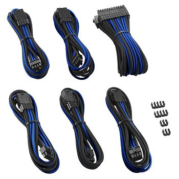 CableMod PRO ModMesh Cable Extension Kit - black/blue CM-PCAB-BKIT-NKKB-3PK-R