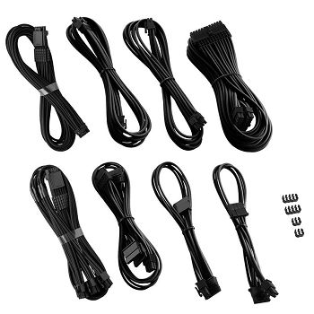 CableMod RT-Series Pro ModMesh 12VHPWR Dual Cable Kit for ASUS/Seasonic - black CM-PRTS-16X2KIT-NKK-R