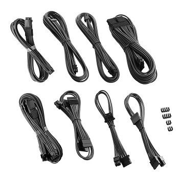 CableMod RT-Series Pro ModMesh 12VHPWR Dual Cable Kit for ASUS/Seasonic - carbon CM-PRTS-16X2KIT-NKC-R