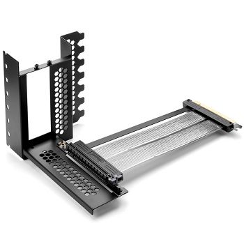 CableMod Vertical PCI-e Bracket PCI-e 4.0 Edition, 2x DisplayPort - black CM-VPB-2D4K-R