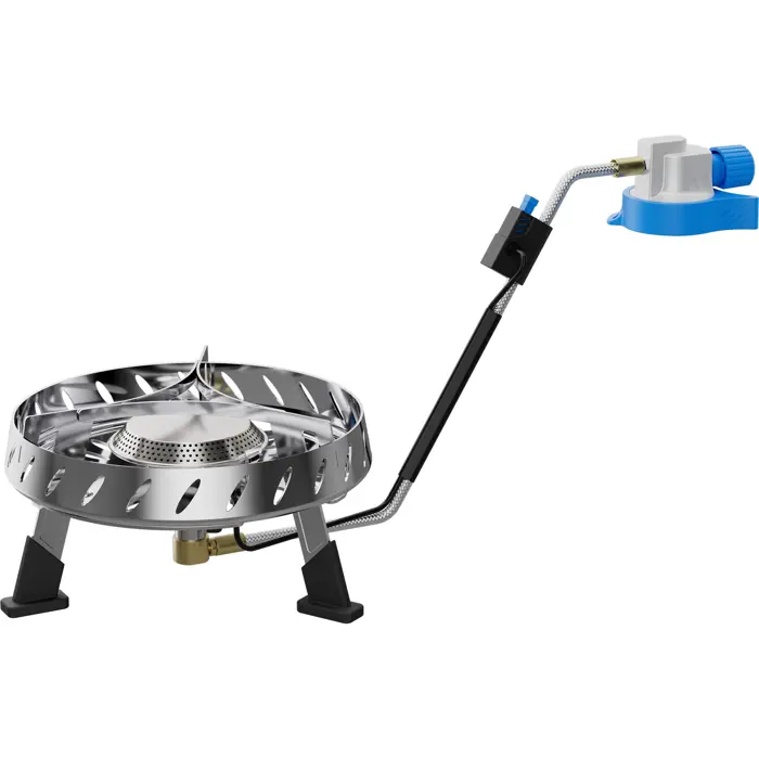 Campingaz camping stove Camp & Trek Connect (silver, 2 kW, cooking surface Ř15 cm)