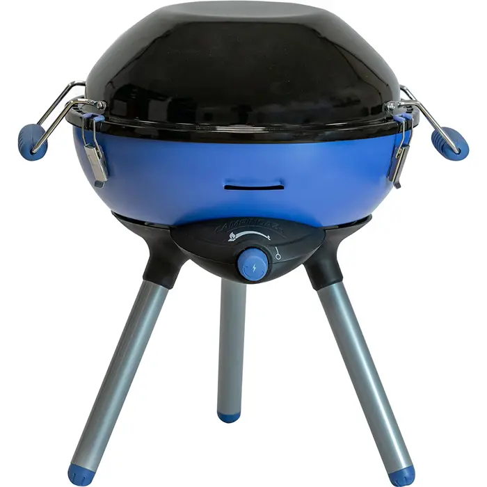 Campingaz Party Grill 400 Caravan Connect gas cooker, gas grill (black/blue, 30mbar, with caravan connection, model 2023)