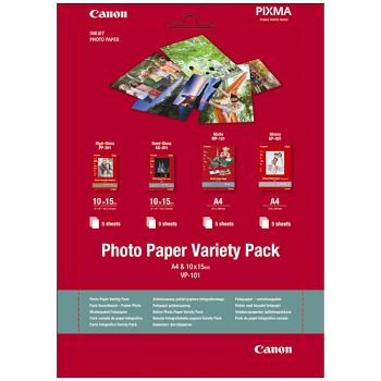 Canon Photo Paper Komplet 10X15 + A4 - 20 listova