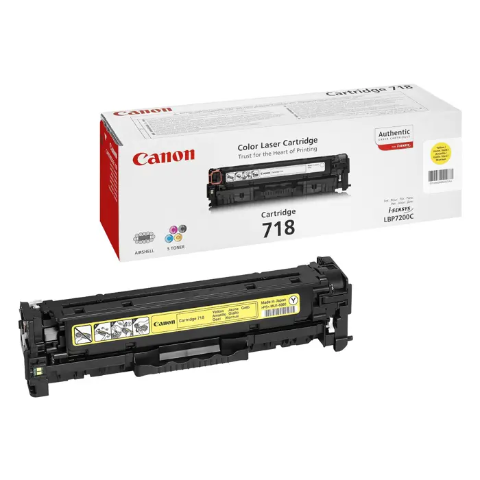 Canon Toner Yellow 2.900 pages 718