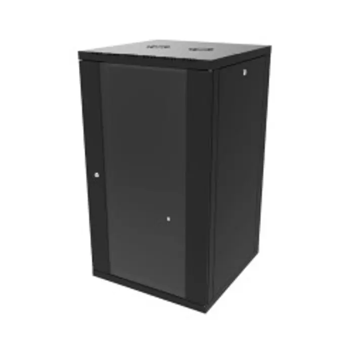 Canovate 21U 600x600x1022 SINGLE zidni ormar s bočnim stranama koje se mogu otvoriti izvana, crni