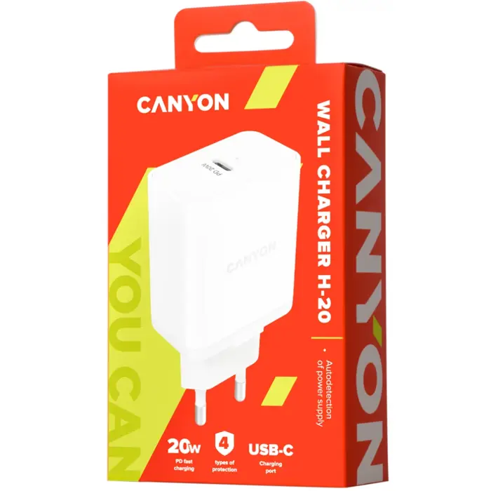 CANYON charger H-20 PD 20W USB-C White