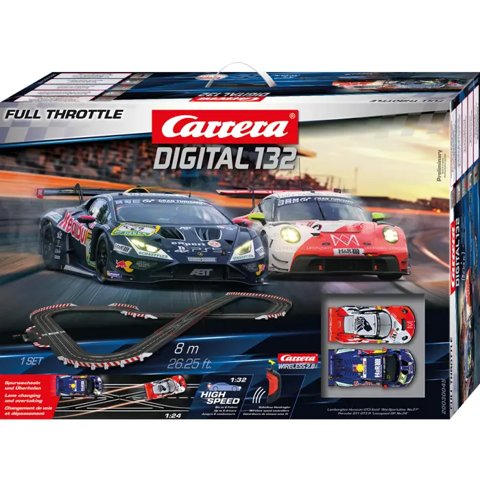 Carrera DIGITAL 132 Full Throttle, racetrack