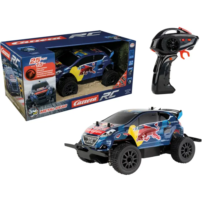 Carrera RC 2.4GHz Red Bull Peugeot WRX 208 - Rallycross, Hansen