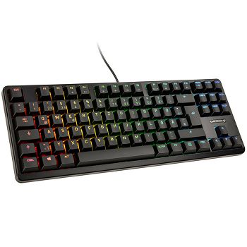 Cherry G80-3000N Keyboard TKL, MX-Silent-Red, RGB - black G80-3833LWBDE-2