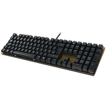 Cherry KC 200 MX Gaming Keyboard, MX2A Silent Red - black/bronze-G80-3950LHBDE-2