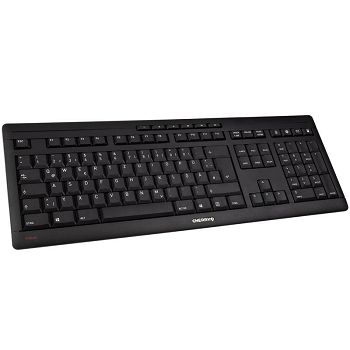 Cherry Stream Keyboard Wireless Keyboard - Black JK-8550DE-2