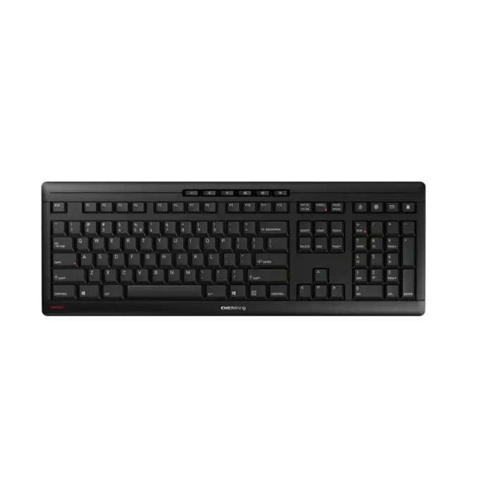 CHERRY Stream Wireless keyboard Universal RF Wireless + USB QWERTY US International Black