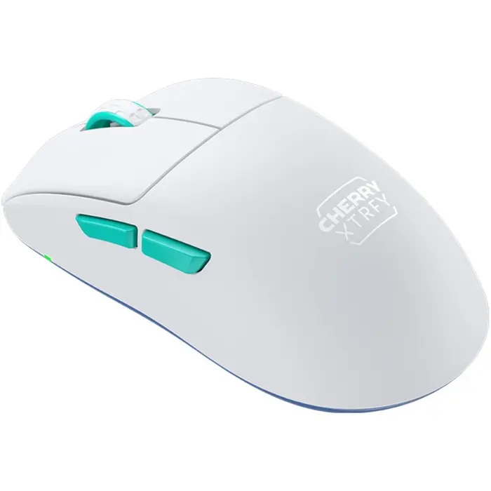 CHERRY XTRFY M68 Wireless, gaming mouse white/turquoise