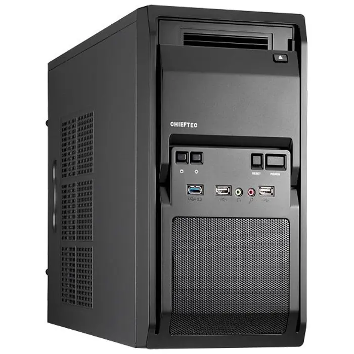 Chieftec LT-01B-350GPB - tower case - black - incl. 350 watt power supply