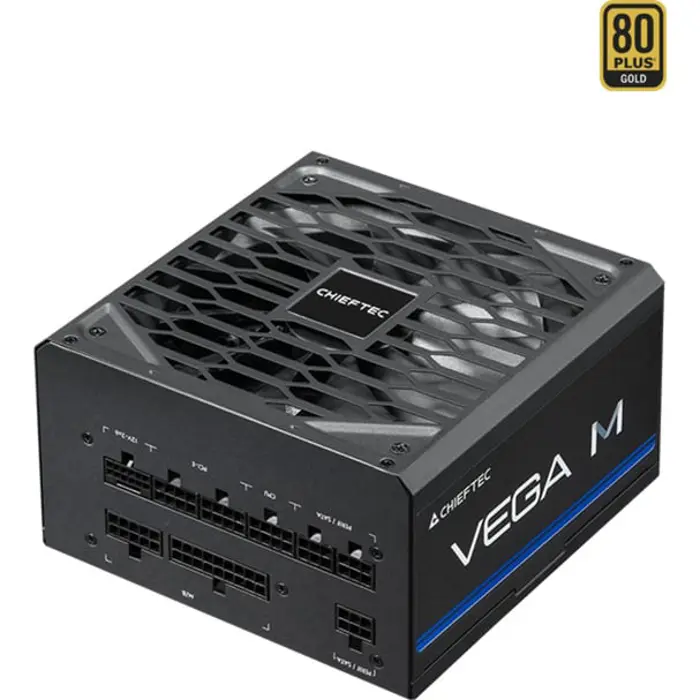 Chieftec Vega M 1000W, PC power supply black, 1x 12 pin high power GPU, 4x PCIe, cable management, 8500 watts