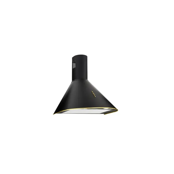 Chimney Hood Akpo WK-4 Dandys GOLD 60 cm 450 m3/h, Black