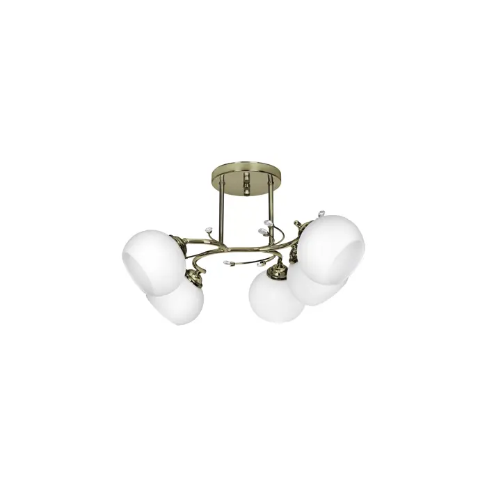 Classic ceiling chandelier pendant lamp Activejet IRMA Patina 5xE27 for living room