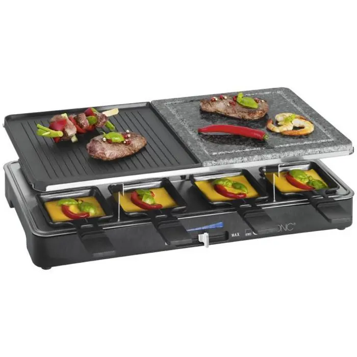 Clatronic 2-in-1 Raclette-Grill RG 3518 - 1400W