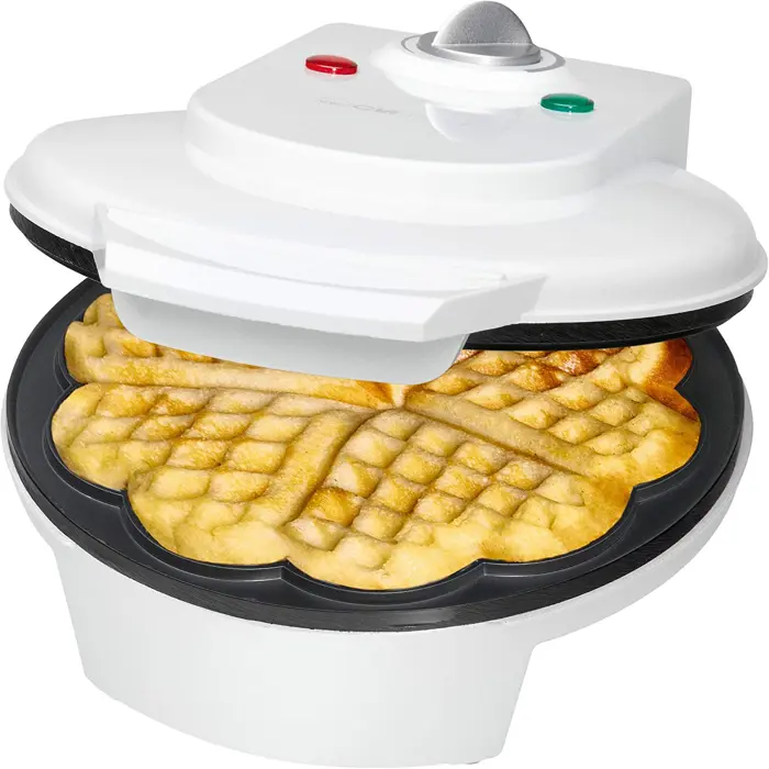 Clatronic heart waffle machine WA 3491 white - 1,200W