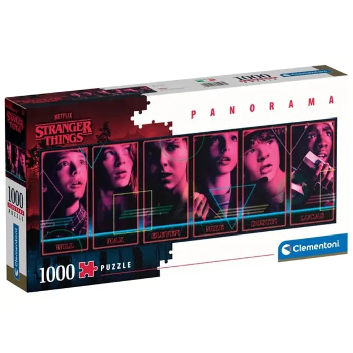 Clementoni Panorama - Netflix Stranger Things, Puzzle (1000 pieces)