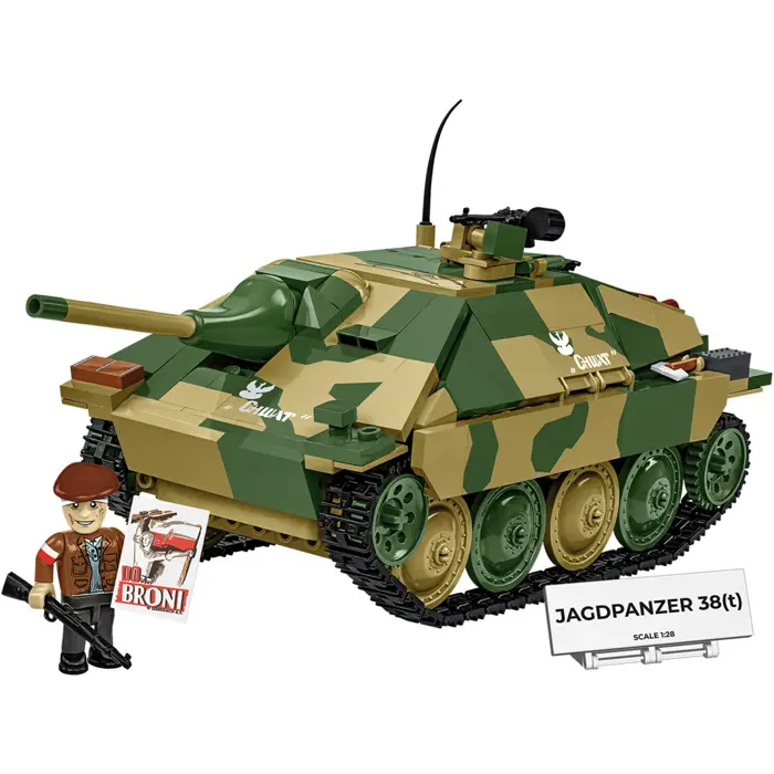 COBI Jagdpanzer 38(t) "Chwat" (Brave) (1:28 scale)