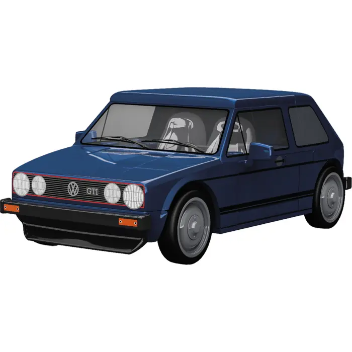 COBI Volkswagen Golf GTI (1976-1983) (blue, scale 1:35)