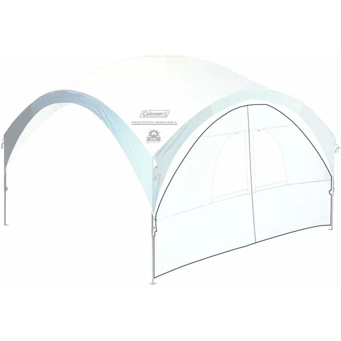 Coleman side wall entrance, for FastpitchSoftball Shelter L, side part (silver, 3.65m)