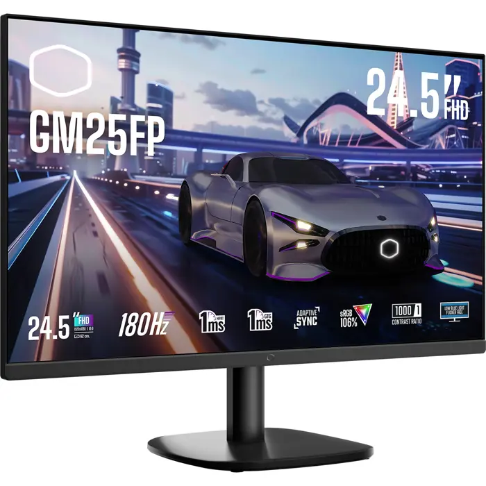 Cooler Master GM25FP, gaming monitor - 24.5 - black, FullHD, IPS, HDR, 180Hz panel