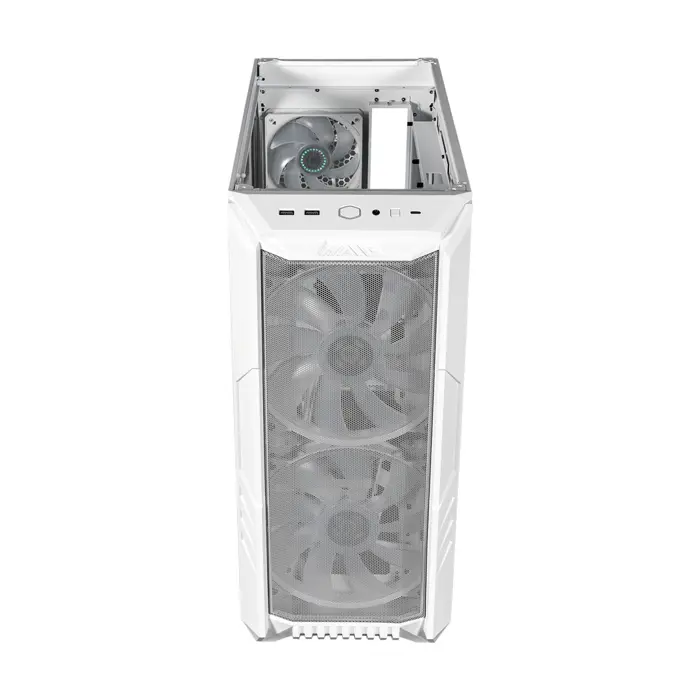 Cooler Master HAF 500, Midi-Tower, ARGB, Tempered Glass - white