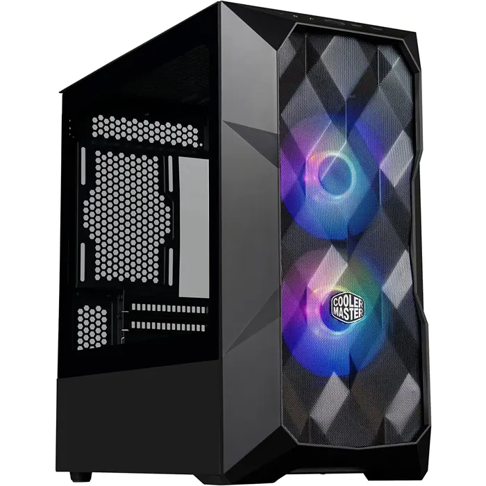 Cooler Master MasterBox TD300 Mesh, tower case (black, Tempered Glass)