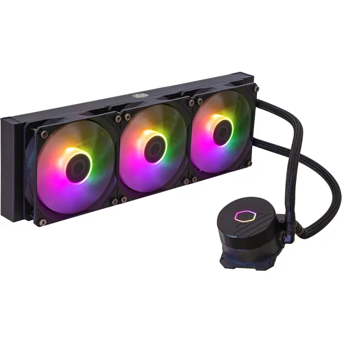Cooler Master MasterLiquid 360L Core ARGB 360mm, water cooling (black)