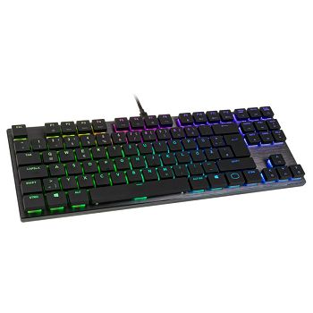 Cooler Master SK630 Low Profile TKL Gaming Keyboard, RGB, MX-Red - anthracite/black SK-630-GKLR1-DE