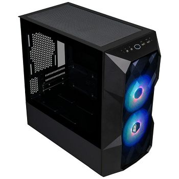 Cooler Master TD300 Mesh, Micro-ATX kućište, ARGB, Tempered Glass - crno TD300-KGNN-S00