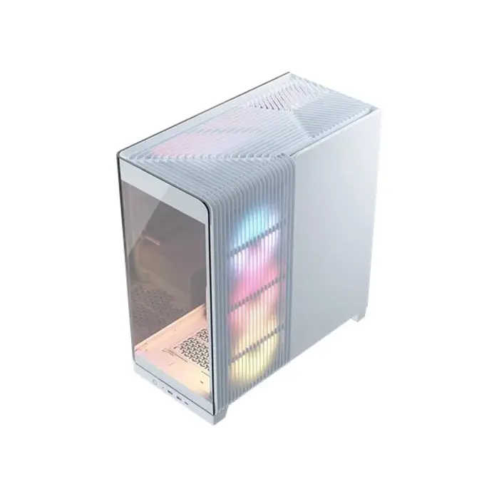 Corsair 4500X LX-R RGB Tempered Glass Mid-Tower, White Midi Tower