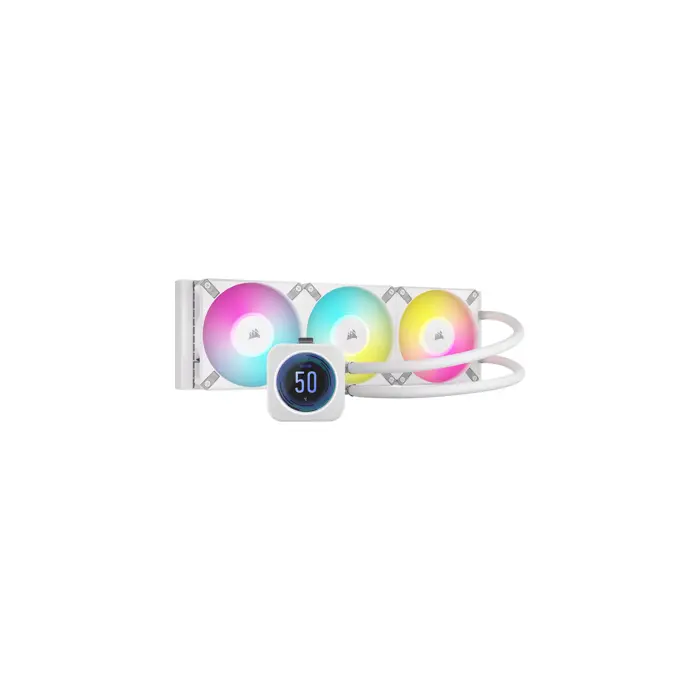 Corsair CW-9060077-WW computer cooling system Processor All-in-one liquid cooler 12 cm White 1 pc(s)