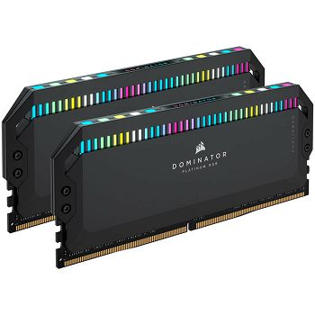 Corsair Dominator Platinum RGB, DDR5-5600, XMP 3.0, CL40 - 64 GB Dual-Kit, black CMT64GX5M2B5600C40