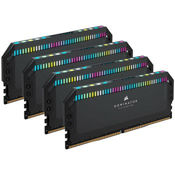 Corsair Dominator Platinum RGB, DDR5-6200, XMP 3.0, CL32 - 64 GB Quad-Kit, black CMT64GX5M4B6200C32